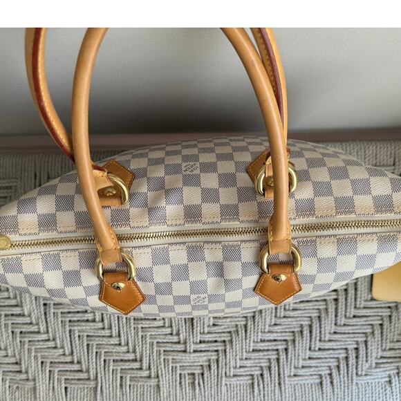 EUC Louis Vuitton Saleya Damier Azur MM Zipper Tote - Picture 3 of 11